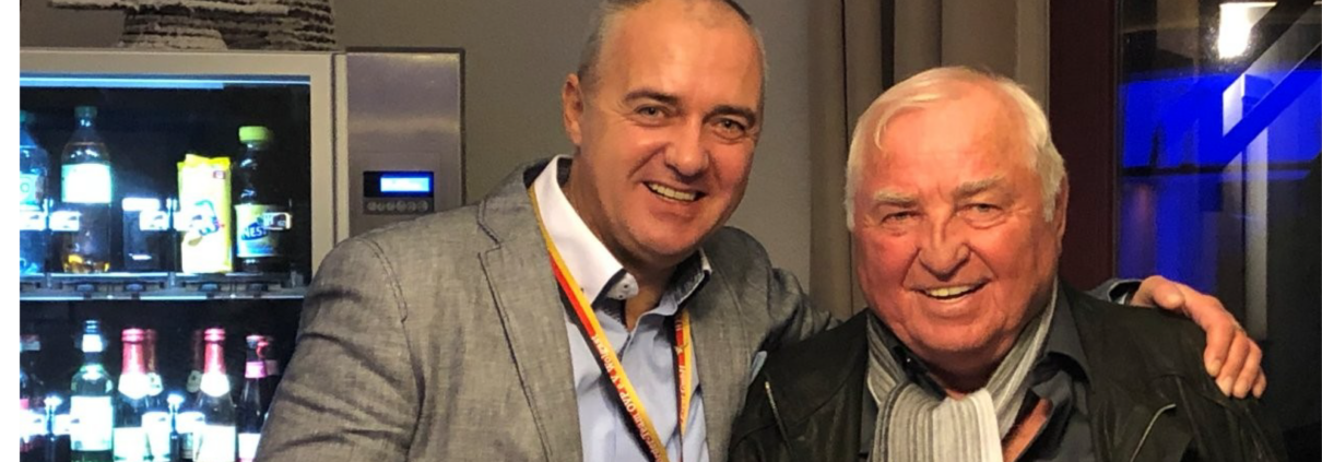 Rene Suske und Ulli Wegner im Hotel Kontorhaus Stralsund
